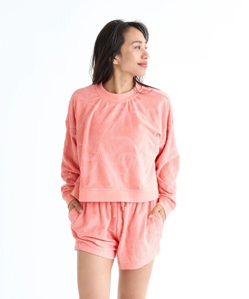 トレーナー スウェット BILLABONG レディース 「WAVE HAZE」 SUN TEMPO CREW FLC トレーナー 「2025年春夏モデ