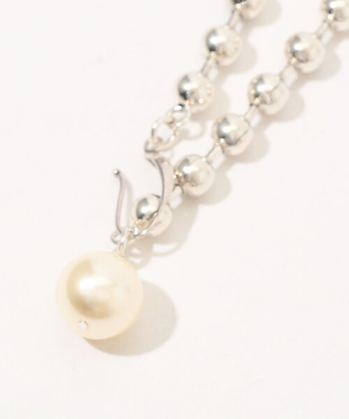 PHILIPPE AUDIBERT ネックレス Briana glass pearl レディース
