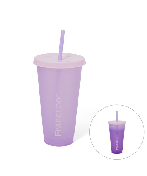 フランス アンティーク ストロー　スタンド　Fruité ピンク　ミルクガラス フランス アンティーク ストロー スタンド Fruité ピンク ミルク