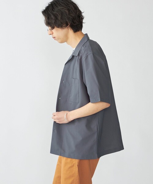 SHIPS（シップス） シャツ SHIPS: AirShade オープンカラー ショート