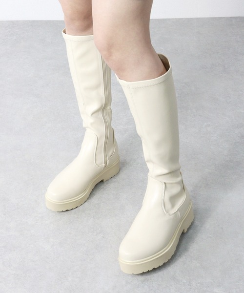 「LOVEHUNTER」 ロングブーツ L ブラック レディース_画像7