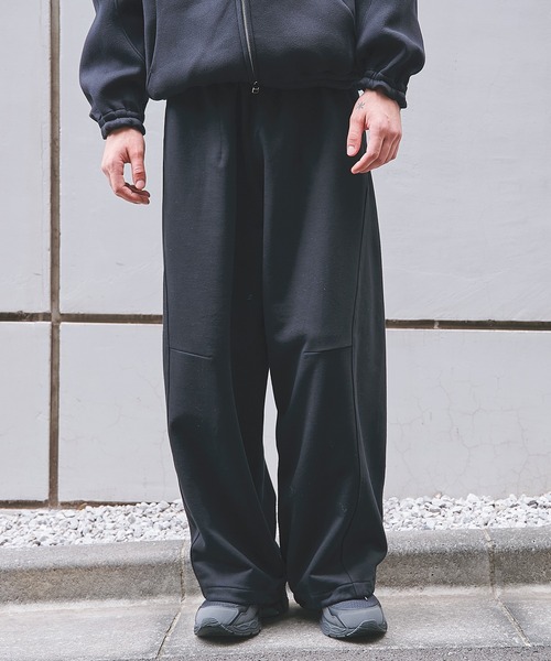 STUDIOUS コンパクトワイドスウェット STUDIOUS（ステュディオス） スウェットパンツ ジャージ BALLOON WIDE
