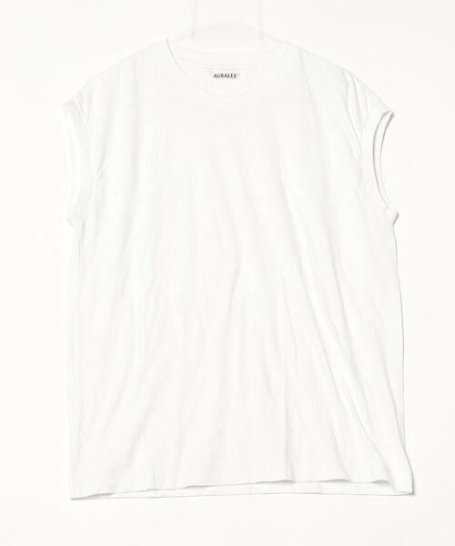 AURALE ホワイト 半袖 Tシャツ 25SS】AURALEE PIMA COTTON JERSEY TEE 