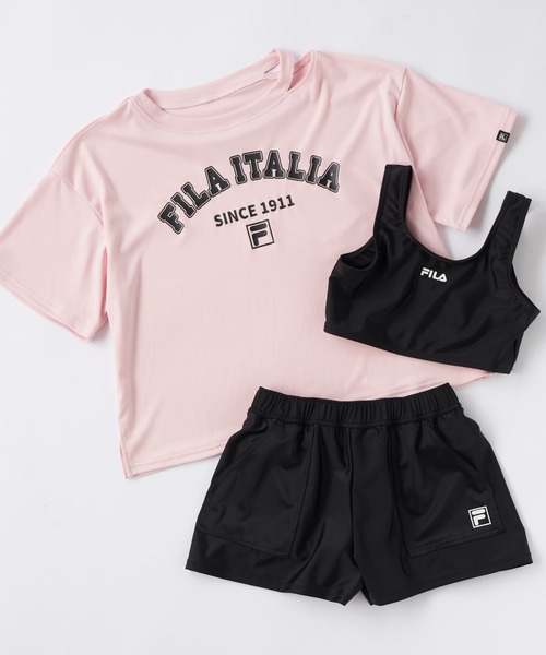 FILA 水着 「FILA」水陸両用Tシャツ+キャミブラトップ+