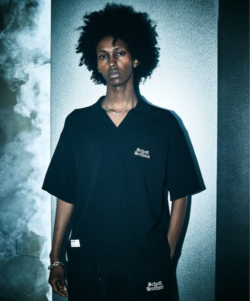 Schott｜B.S S/S SKIPPER KNIT/スキッパーニット | Rakuten