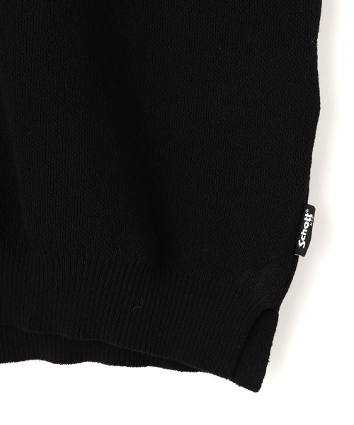 Schott N.Y.C ポロシャツ Schott/ショット/B.S SS SKIPPER KNIT