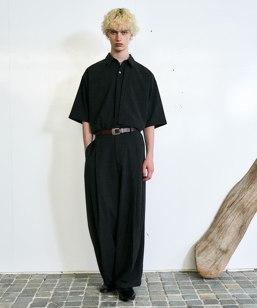 HARE メンズ ボトム HARE パンツ 「SET UP対応」ワイドレッグパンツ(HARE) メンズ