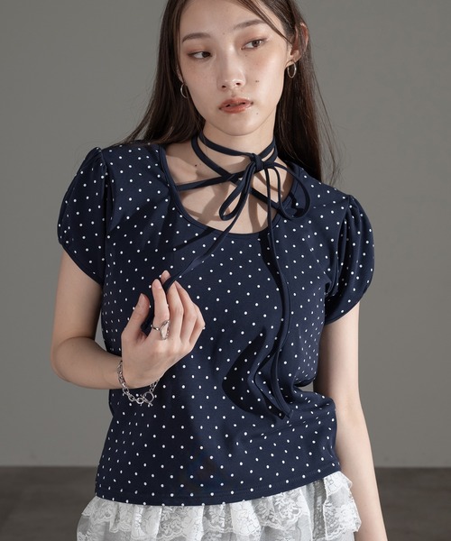 トップス mignon apres jour mignon tシャツ チョーカートップス「ZOZOTOWN限定