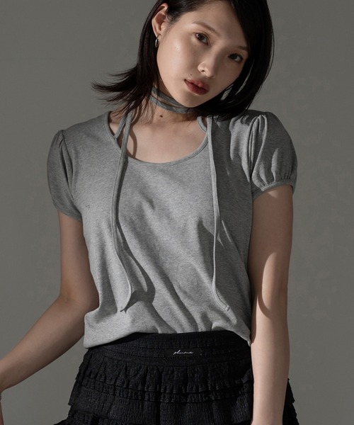 トップス mignon apres jour mignon tシャツ チョーカートップス「ZOZOTOWN限定