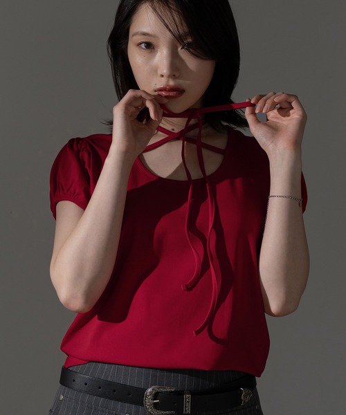 トップス mignon apres jour mignon tシャツ チョーカートップス「ZOZOTOWN限定