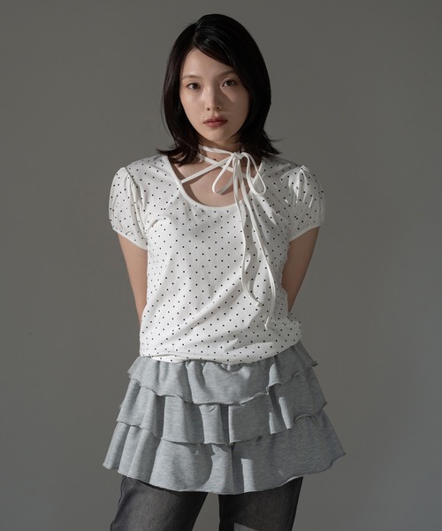 トップス mignon apres jour mignon tシャツ チョーカートップス「ZOZOTOWN限定