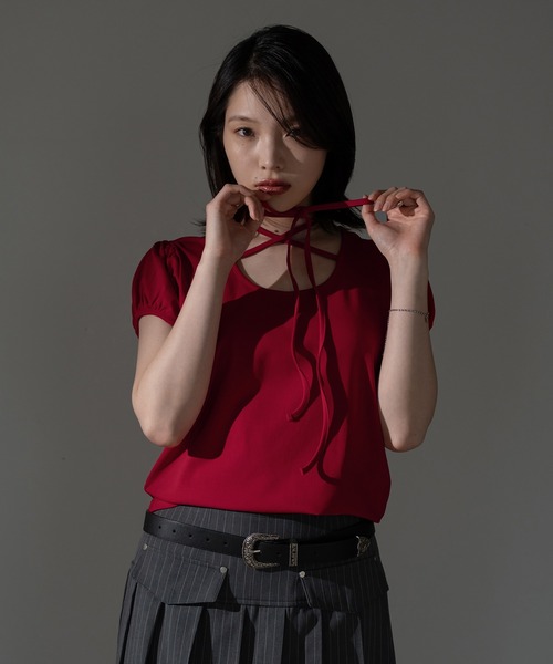 トップス mignon apres jour mignon tシャツ チョーカートップス「ZOZOTOWN限定