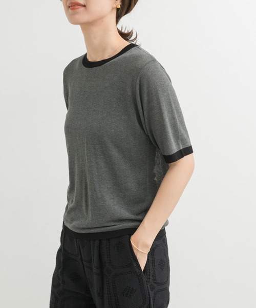SINNERS ATTIRE◆Luxe Knit Tシャツ 半袖 ニット SINNERS ATTIRE◇Luxe Knit Tシャツ 半袖 ニット SINNERS ATTIRE