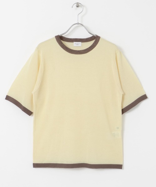 ニット セーター 半袖ラガーニット / 1215170510 レディース URBAN RESEARCH DOORS ニット セーター リンガー半袖ニットT