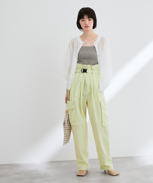 【美品】カーゴパンツ Sサイズ アダムエロペ ADAM ET ROPE' カーゴパンツ 「サステナブル」ウーステッド