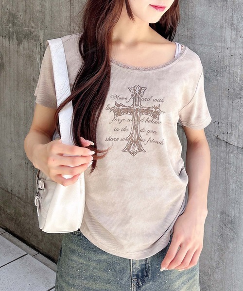 トップス emiigo クロップドラガーシャツ | NANO universe（ナノ・ユニバース