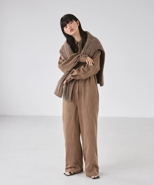 todayful トゥデイフル フラワーオールインワン ブラウン 36 todayful トゥデイフル フラワーオールインワン ブラウン 36