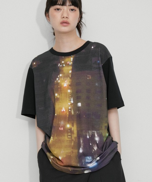 「agnes b.」 半袖Tシャツ M ブラック系その他 レディース