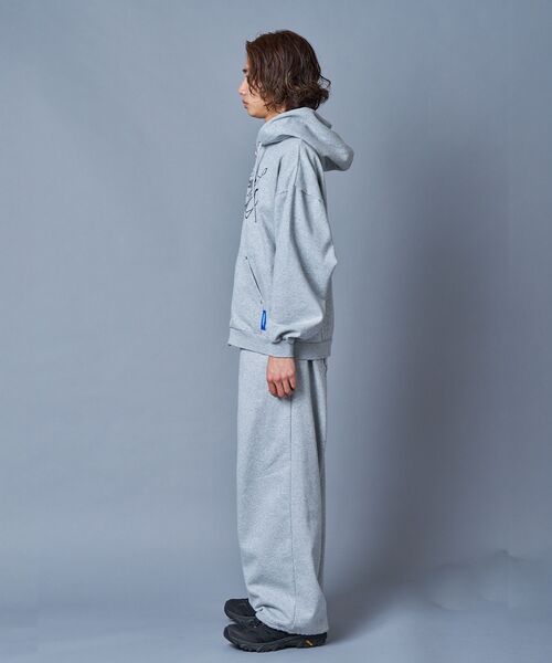 【即発送】SEQUENZ セットアップジップパーカースウェットパンツL SEQUENZE パーカー セットアップ対応 / グリッター裏起毛ジップ