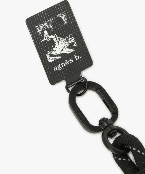 アニエスベー agnes b バッグストラップ 未使用新品 agnes b.（アニエスベー） キーケース ロング モバイルストラップ