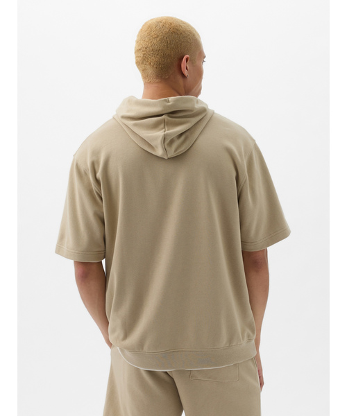 GAP（ギャップ） プルオーバーパーカー S ベージュ メンズ : ZOZOTOWN