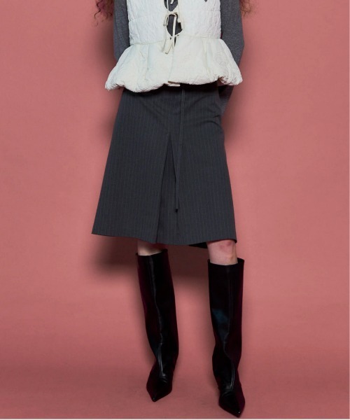 MAISON SPECIAL スカート Box Pleats Mid-length Skirt/ボックス