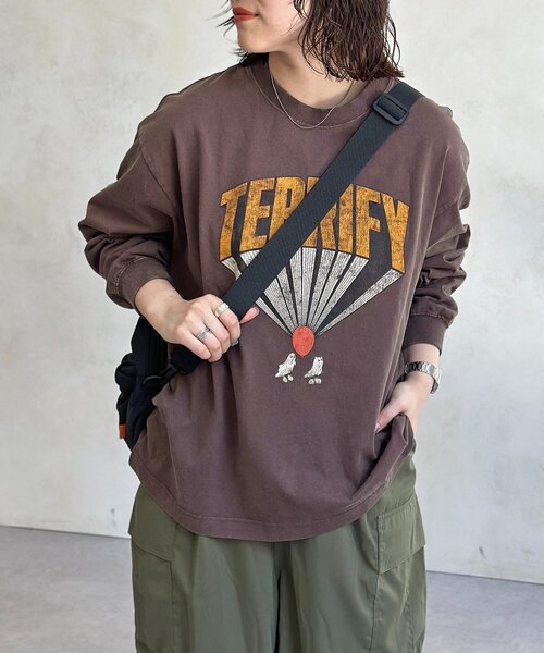 tシャツ カラーパウダーロンT レディース メンズ