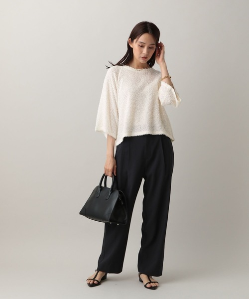 GLOBAL WORK tシャツ MATINEE LINE/フラッフィフレアショルダー5