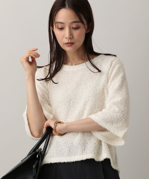 tシャツ ショルダーラインプルオーバー レディース GLOBAL WORK tシャツ MATINEE LINE/フラッフィフレアショルダー5