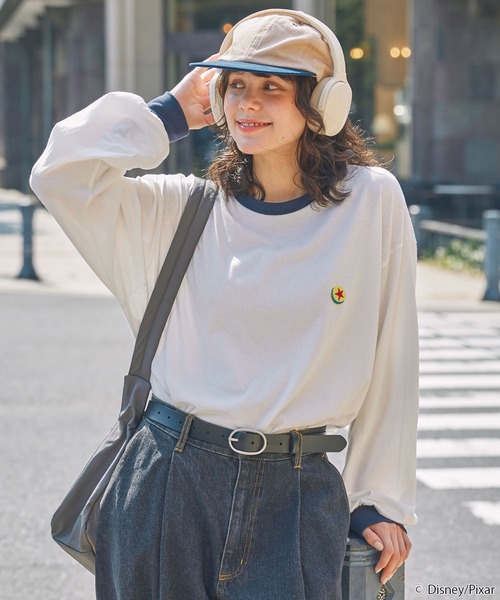 tシャツ 「PIXAR TOYSTORY」別注 ピクサー トイストーリー ヴィンテージライク アソートデザイン リンガー長袖Tシャツ レディース メン | PIXAR | 05