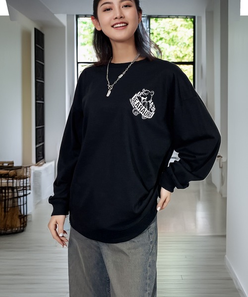 Candlestick tシャツ レトロポップ キャット ベア スマイル