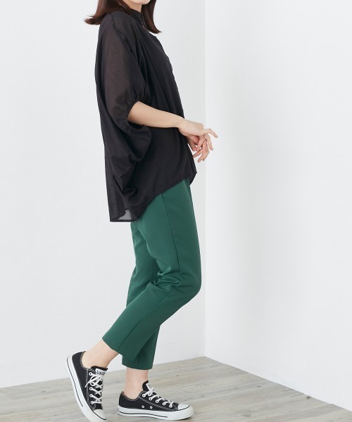 「OMNES」 ドルマンスリーブブラウス FREE サックスブルー レディース_画像9