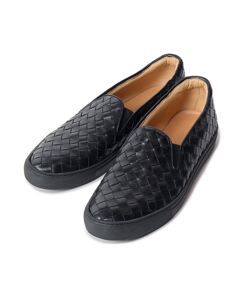 スリッポン イントレチャートレザースニーカー メンズ | MEN'S BIGI | 02