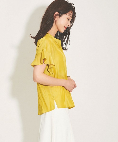 「The Virgnia」 半袖ブラウス FREE ブラック レディース_画像5