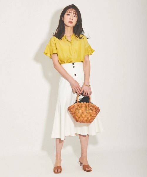 「The Virgnia」 半袖ブラウス FREE ブラック レディース_画像8