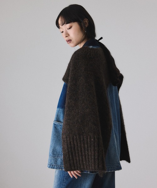 ADAM ET ROPE'（アダムエロペ） ベスト ジレ 2WAYムリネニットベスト