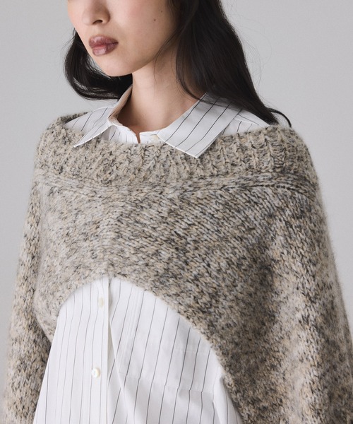 ADAM ET ROPE'（アダムエロペ） ベスト ジレ 2WAYムリネニットベスト