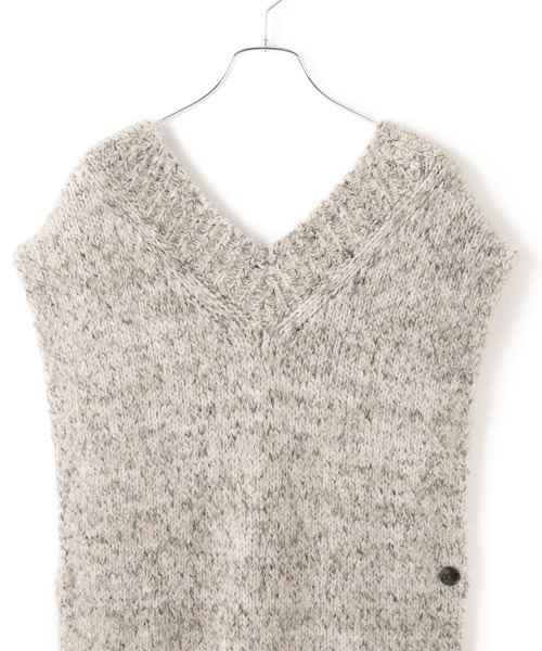 ADAM ET ROPE'（アダムエロペ） ベスト ジレ 2WAYムリネニットベスト