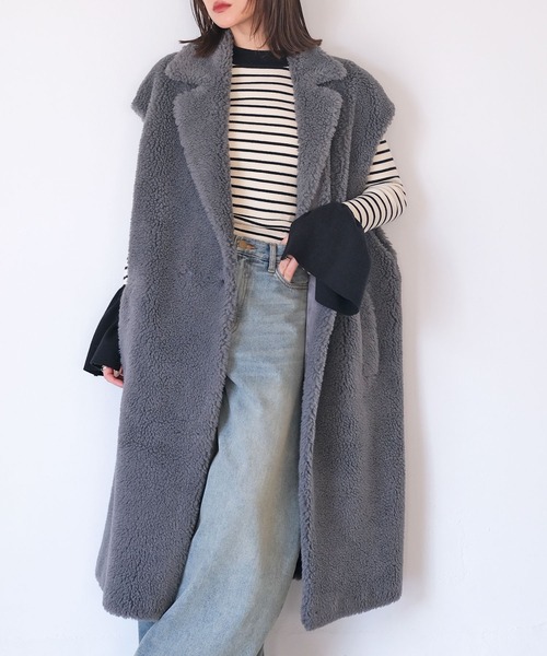 AKTE（アクテ） コート アウター ボアジレ レディース : ZOZOTOWN