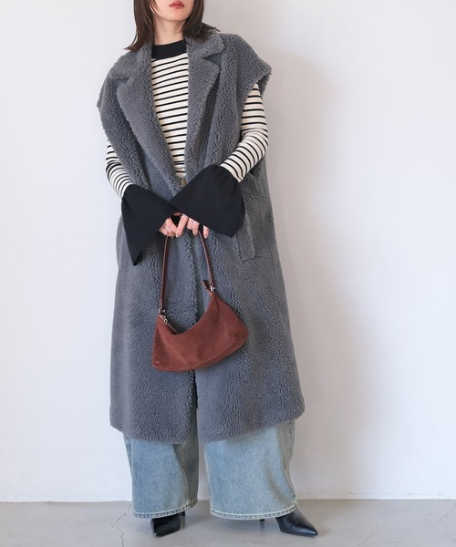 AKTE（アクテ） コート アウター ボアジレ レディース : ZOZOTOWN