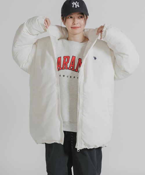 U.S. POLO ASSN.（ユーエスポロアッスン） ダウンコート ダウン U.S. POLO ASSN. ダウンジャケット ホワイト L