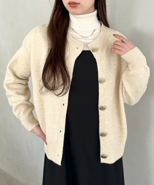 美品✨ ドゥーズィエムクラス Classy クロップド丈 カーディガン 金ボタン カーディガン 金ボタンカーディガン レディース : ZOZOTOWN Yahoo!店