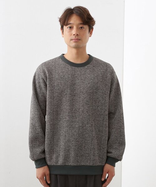 THE SHOP TK トレーナー スウェット 「裏起毛で暖かい」レトロフリース