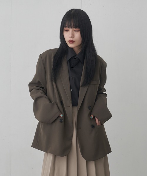 「FEKETE」 テーラードジャケット LARGE ブラック メンズ_画像3