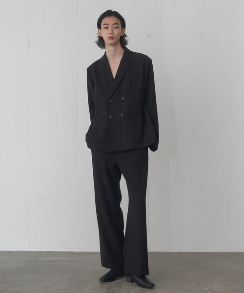 「FEKETE」 テーラードジャケット LARGE ブラック メンズ_画像4