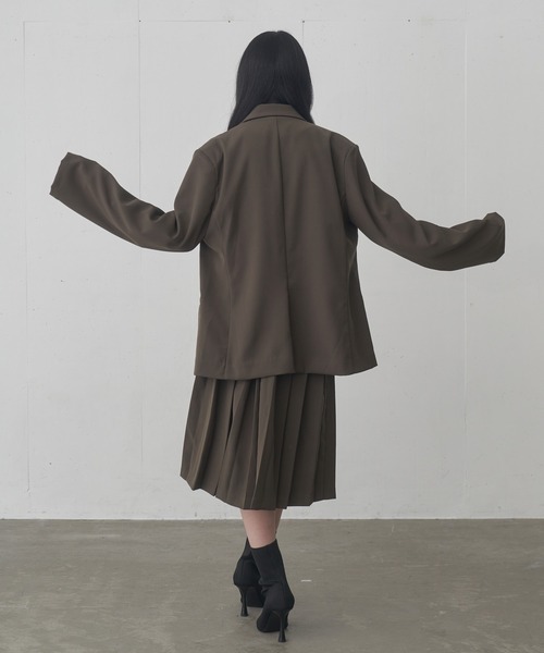 「FEKETE」 テーラードジャケット LARGE ブラック メンズ_画像7