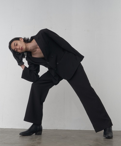 「FEKETE」 テーラードジャケット LARGE ブラック メンズ_画像8