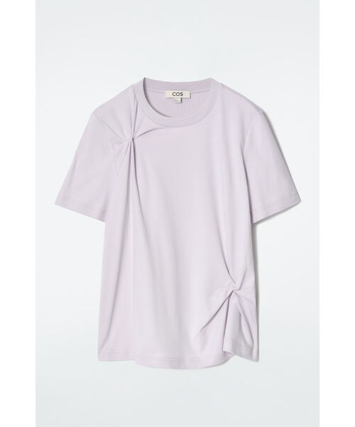 「COS」 半袖Tシャツ L ライラック レディース_画像2