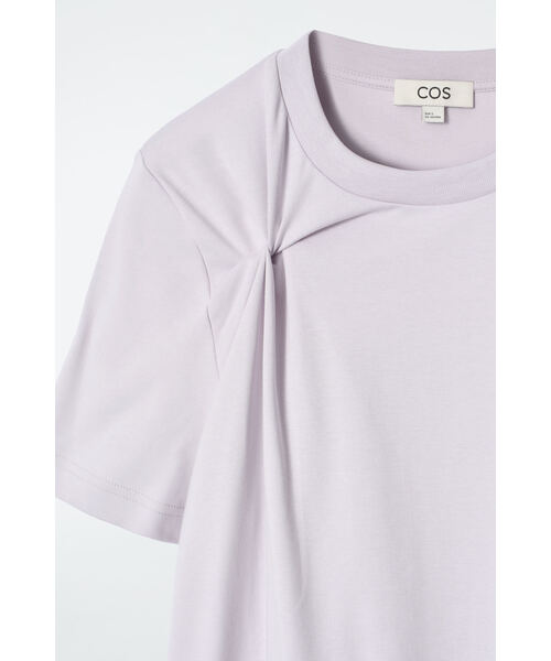 「COS」 半袖Tシャツ L ライラック レディース_画像3