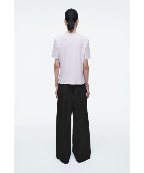 「COS」 半袖Tシャツ L ライラック レディース_画像4